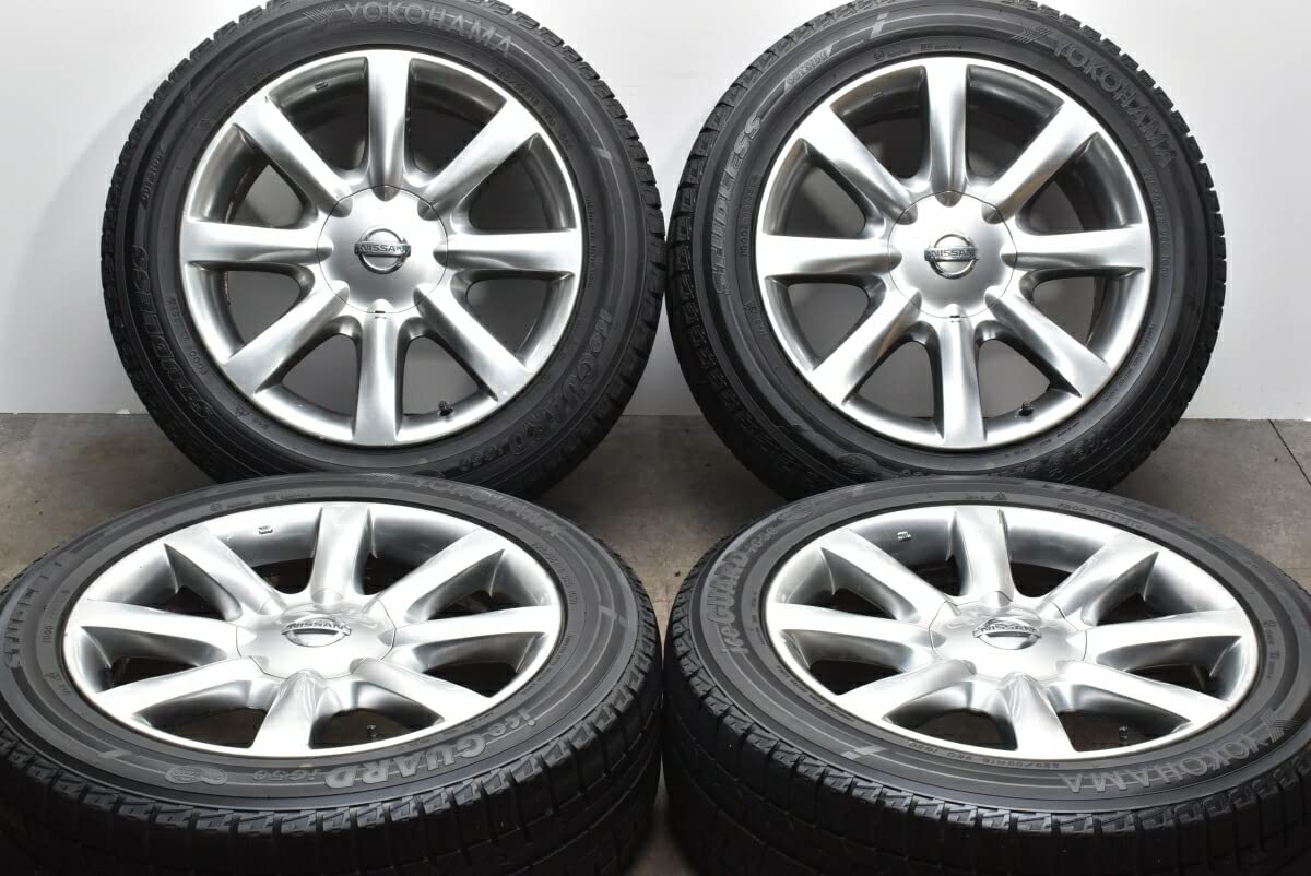 Amazon | 中古 スタッドレスタイヤホイール 4本セット 18インチ 7.5J + 