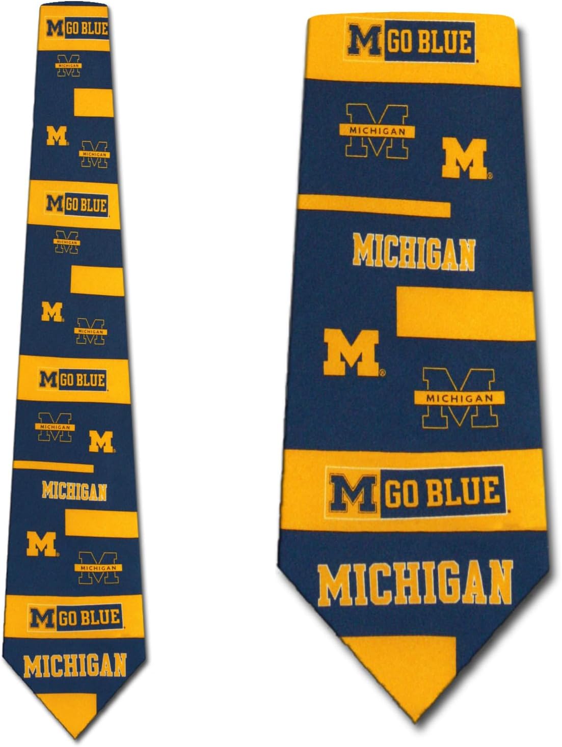 Eagles Wings Michigan Ties Mens College Wolverines Sports Necktie