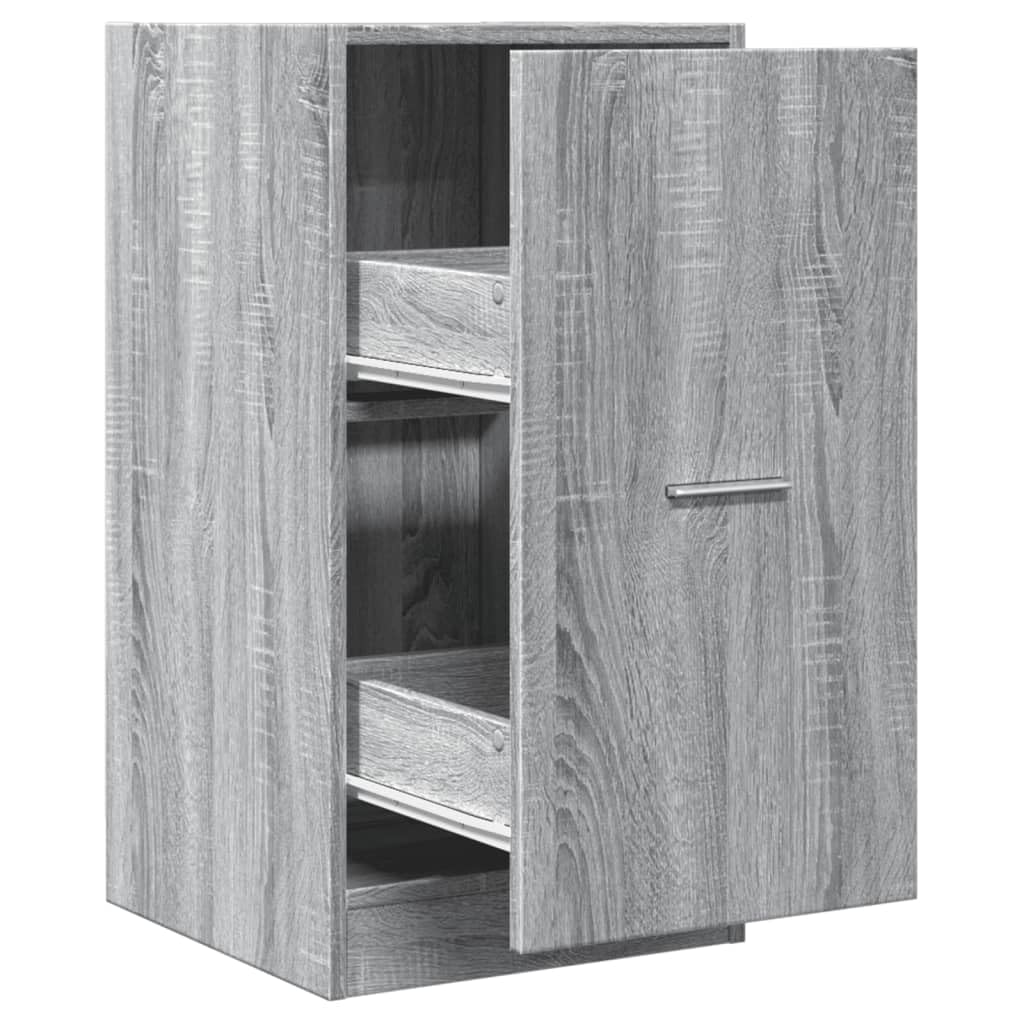 Armadietto da Farmacia Grigio Sonoma 40x41x77,5cm in Truciolato,Armadietto da Farmacia,Arredamento da Farmacia,Arredo Mobili Armadio Mobili Ufficio-855192