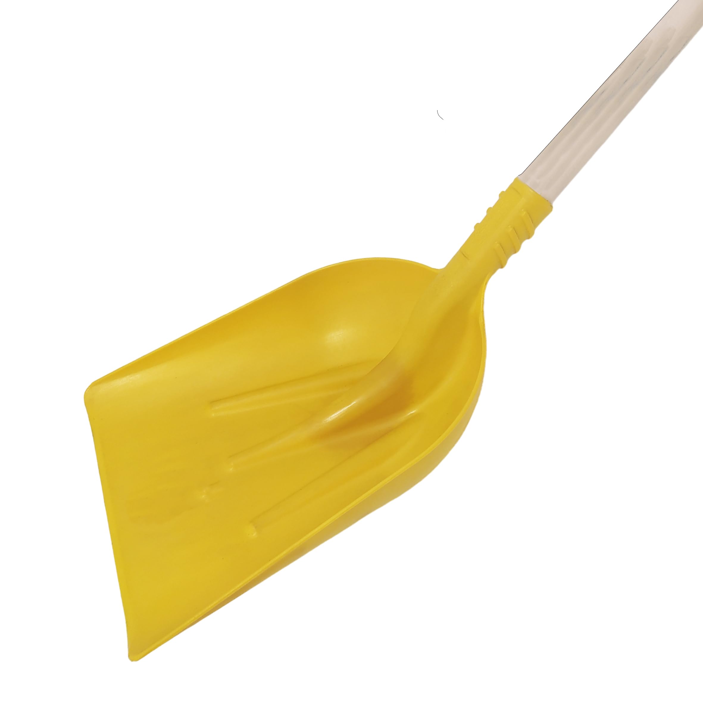 NG NICCOLAI PALA IN FIBRA DI VETRO GRANDI DIMENSIONI GIALLA CON MANICO IN LEGNO MADE IN ITALY