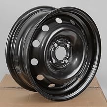New 15 inch Aluminum Alloy replacement wheel rim for Toyota Yaris 2006-2012 ,2012-2019 Toyota Prius Painted Black Rim - OE Direct Replacement 15x5.5" set of 4 12 hole rim