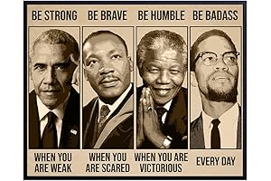 Motivational African American Wall Art: Black Pride, For Classroom Decor