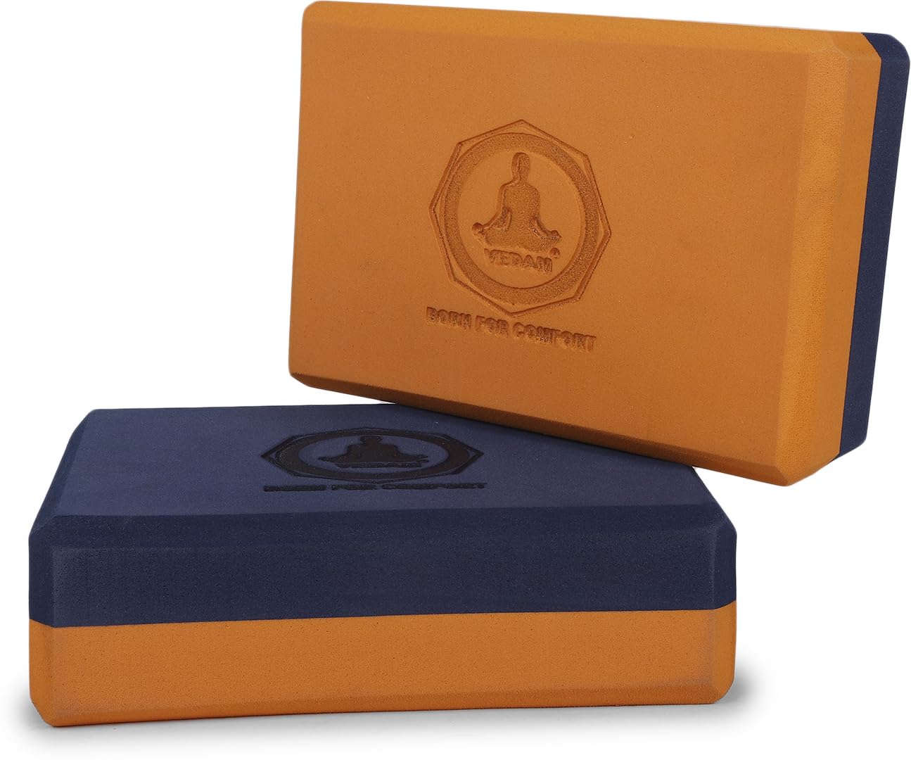 New Born For Comfort New Born For Comfort Yoga Blocks (Blue, Orange Pack of 2)18-image-25