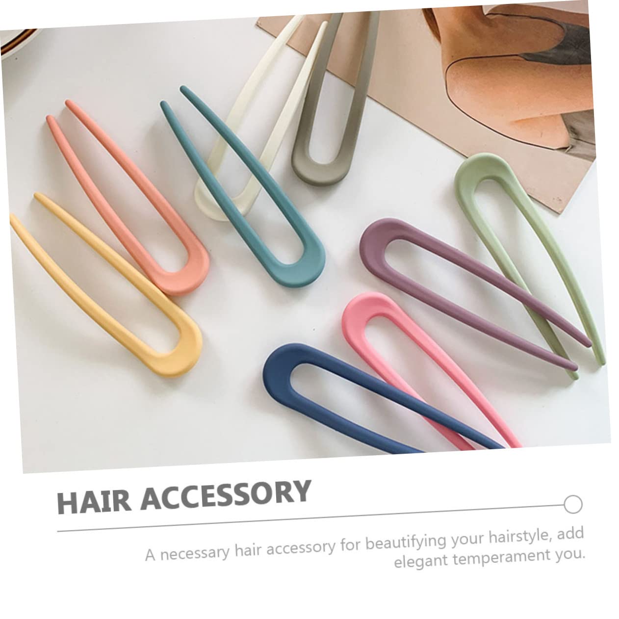 MAGICLULU Stk U-förmige Haarnadel französische haarspangen Haarnadeln für den French Style Französische Anstecknadel Haarnadeln für Brötchen Haarklammer Haarstäbchen für langes Haar wild