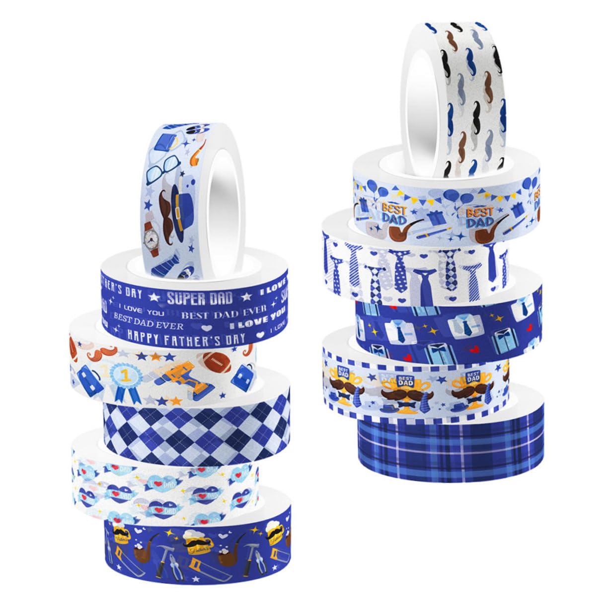 36rotoli Nastro Washi Decorativo Per Fai Da Te Per Del Adesivi Trasparenti Per Scrapbooking e Senza Residui