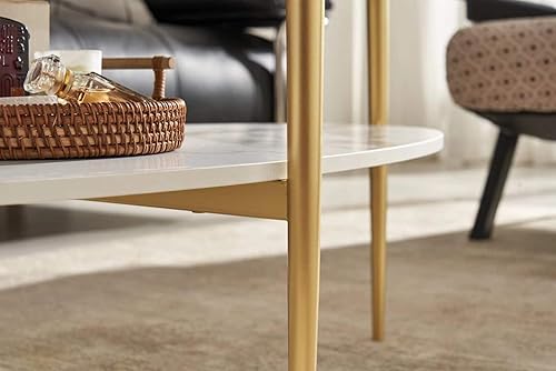 Miniatura 6 de Shrine Mesa de centro de cristal blanco, diseño moderno