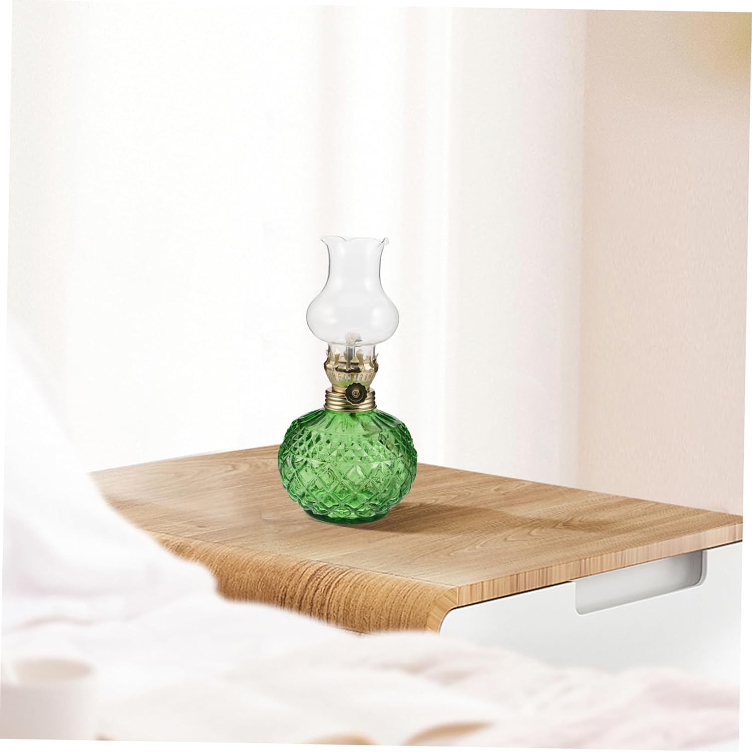 Amosfun Vintage Kerosene Lamp for Home Oil Lanterns Hurricane Lamps for Decor Emergency
