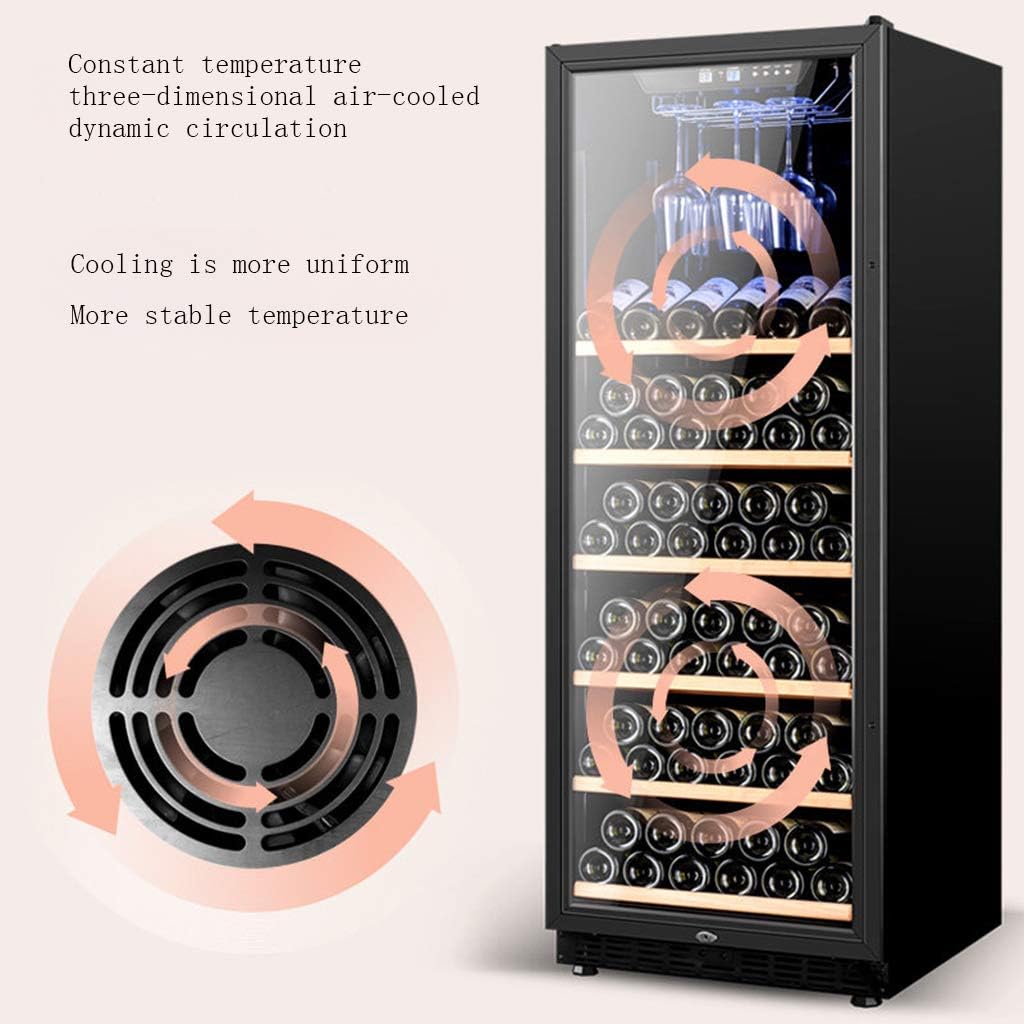 Wine Cooler- Free-standing Frost Free Compressor Wine Refrigerator For White And Red Wines With Digital Memory Temperature Control
