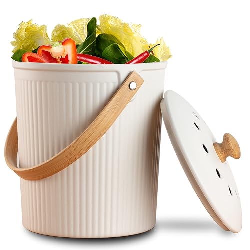 LALASTAR Countertop Compost Bin 1 Gallon