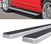 Vista 4 de HD Ridez Estribo de acero inoxidable pulido de 5 pulgadas, compatible con Ford Explorer 2006-2010 de 4 puertas (no incluye modelos con CA trasera)