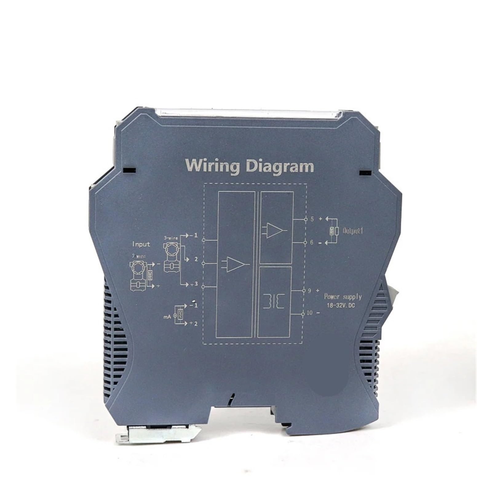 Alimentazione 220V Ingresso 4-20mA 0/1~5V Uscita 0~10V Isolatore Segnale analogico 1/2 canali(0-10V in_220V_0-10V)