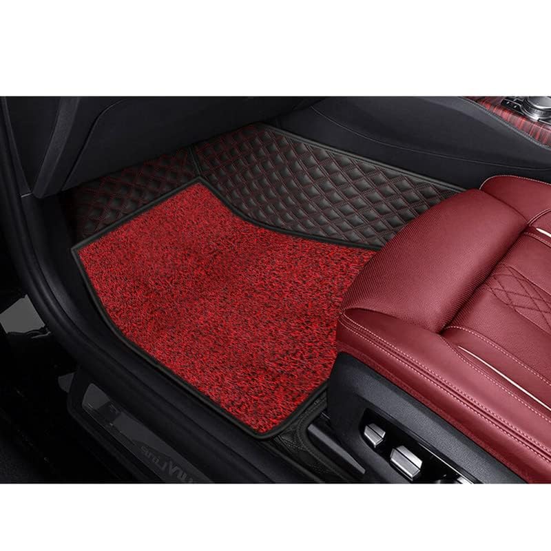 Image of Premium 7D Car Floor Mat for BYD Atto 3 | Black Red