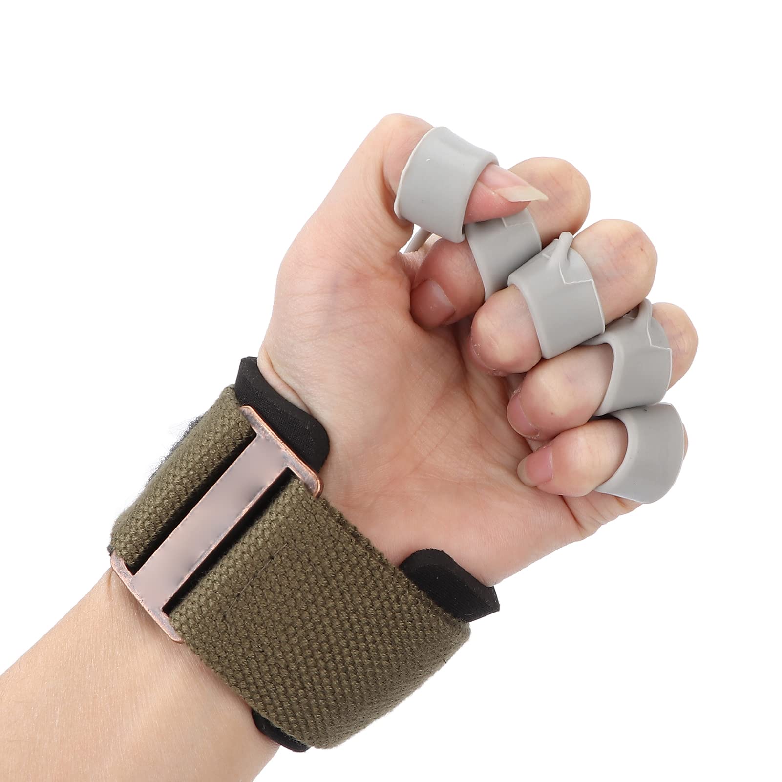 Esercitatore per Dita, 20Lb/40Lb Rinforzo Impugnatura Mano, Rinforzo Mano Fascia Resistenza Dita Chitarra Barella Dito Attrezzatura Yoga Mano per Artrite, Tunnel Carpale