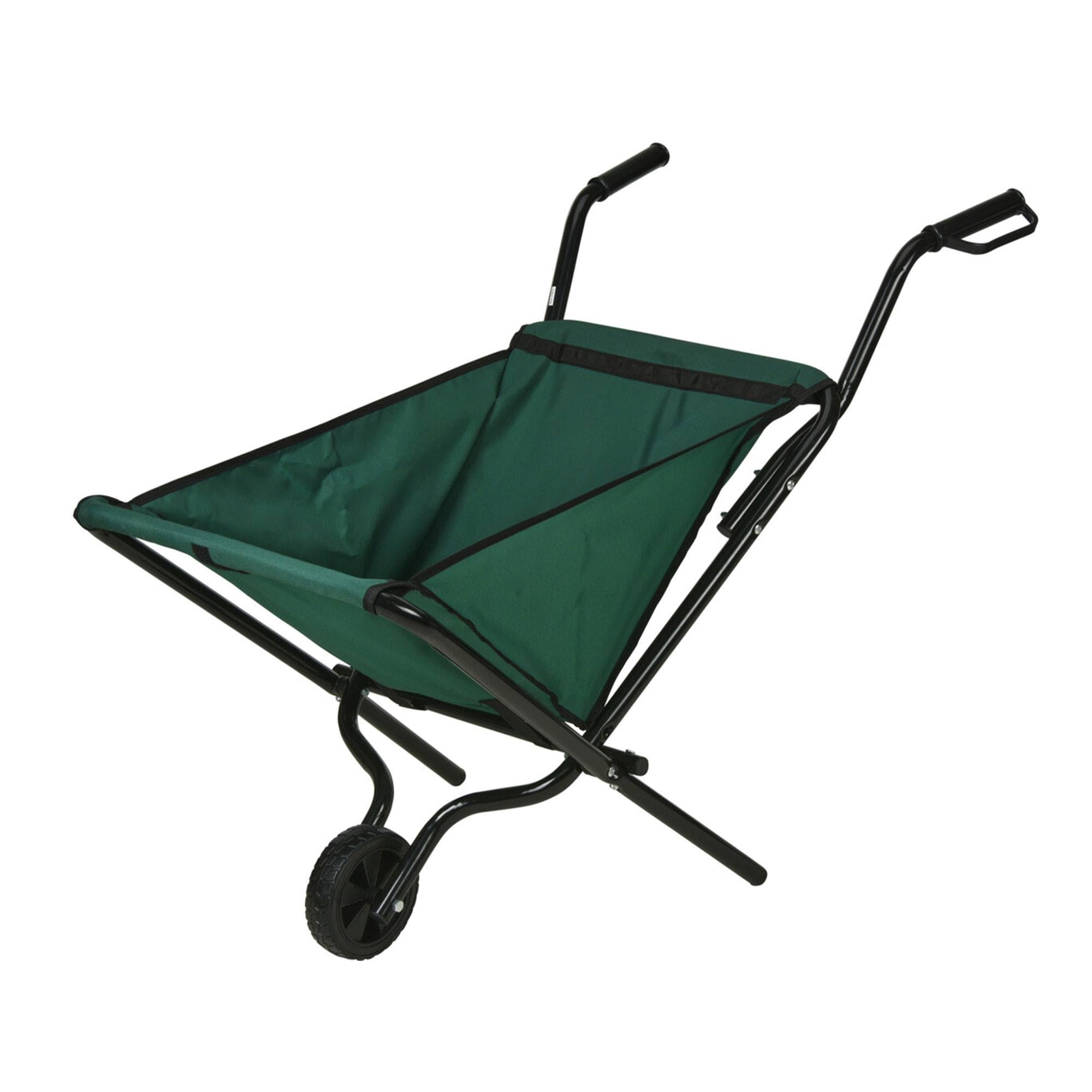 Well Home Carretilla de carga plegable Verde - Carga máxima 30-40Kg