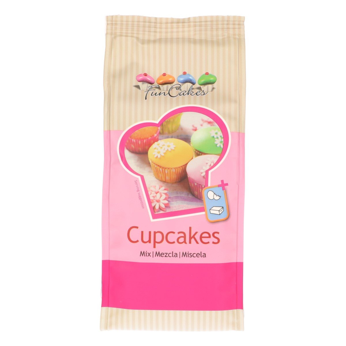 FunCakes Mezcla para cupcakes, 500 g.