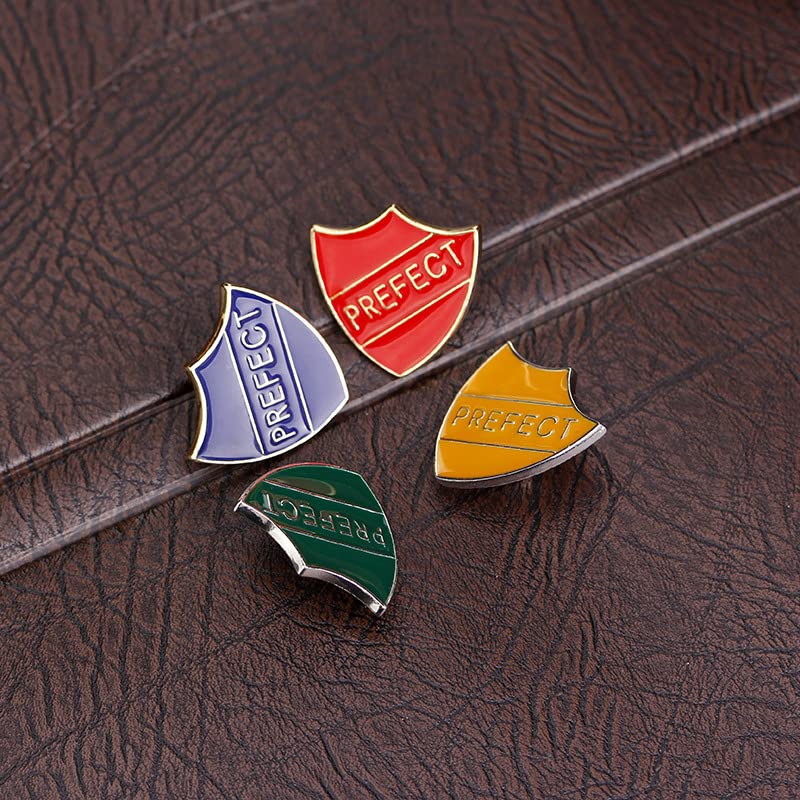 Image of Ximimark 4 PCS 4 Colors Personality Prefect Letter Cartoon Enamel Metal Pin Jewelry Fashion Badge Brooch Women Men Set Pins Gift