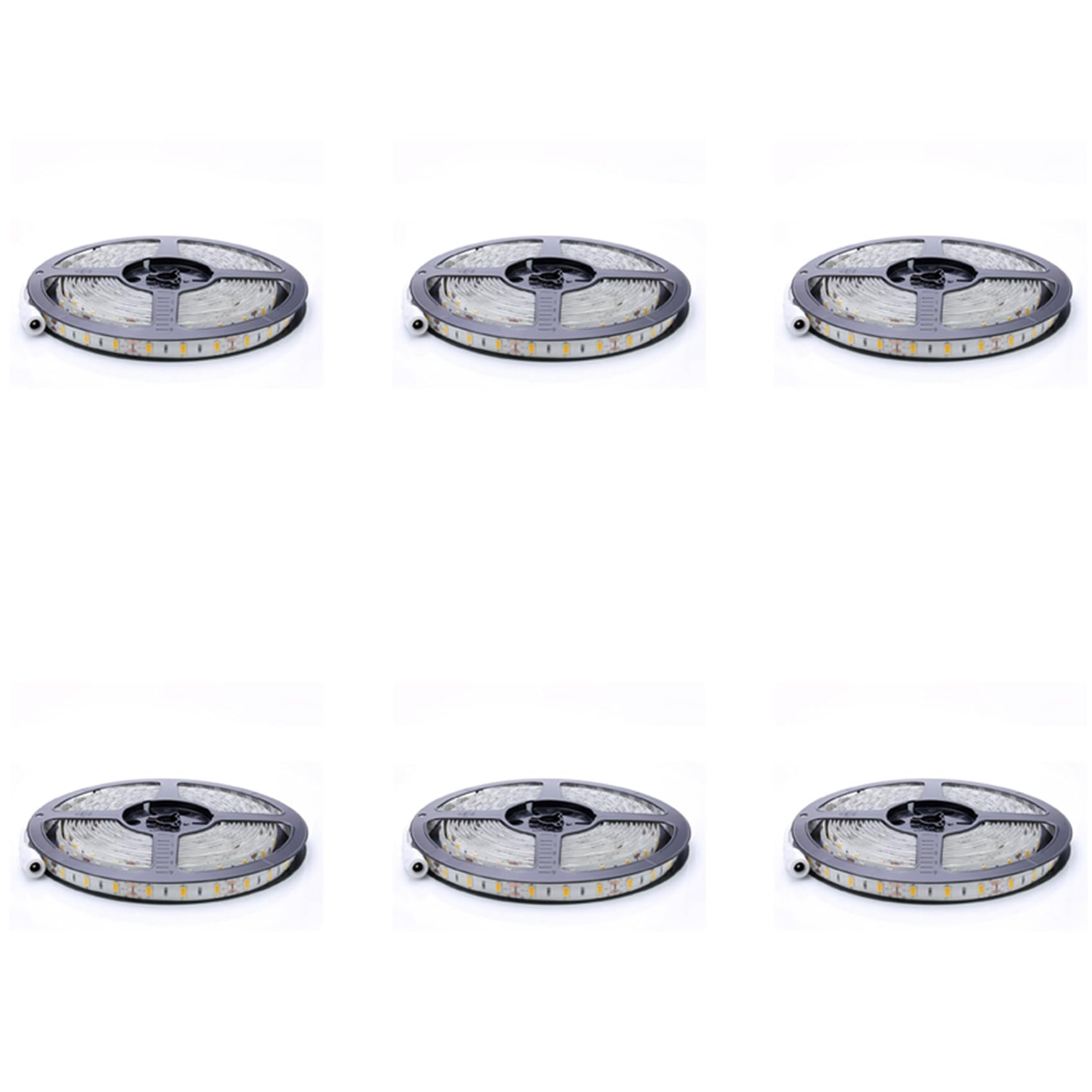 Crea ambientes cálidos en tu salón con el pack de 6 tiras LED flexibles de 5M y luz 3000K de 12V