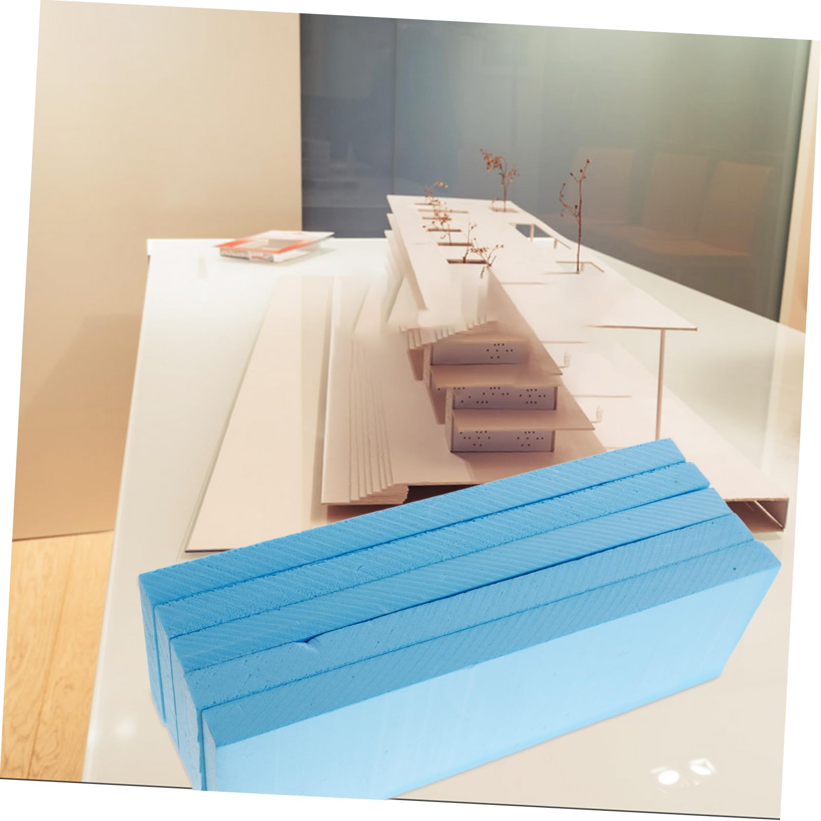 TEHAUX 4stücke Foam Board Diorama Schaumstoffplatten Für Modellbau Für Kreative -projekte Und Einfache Handhabung Und Gestaltung