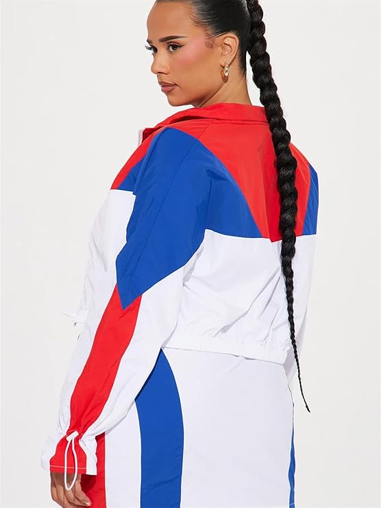 【NONCODE】Rossique String Windbreaker Jacket + Skirt Set Amazon.com: THLAI Windbreaker Women 2 Piece Skirt Sets Color