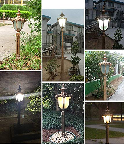 Lampadaire de jardin rétro pour illuminer vos espaces extérieurs
