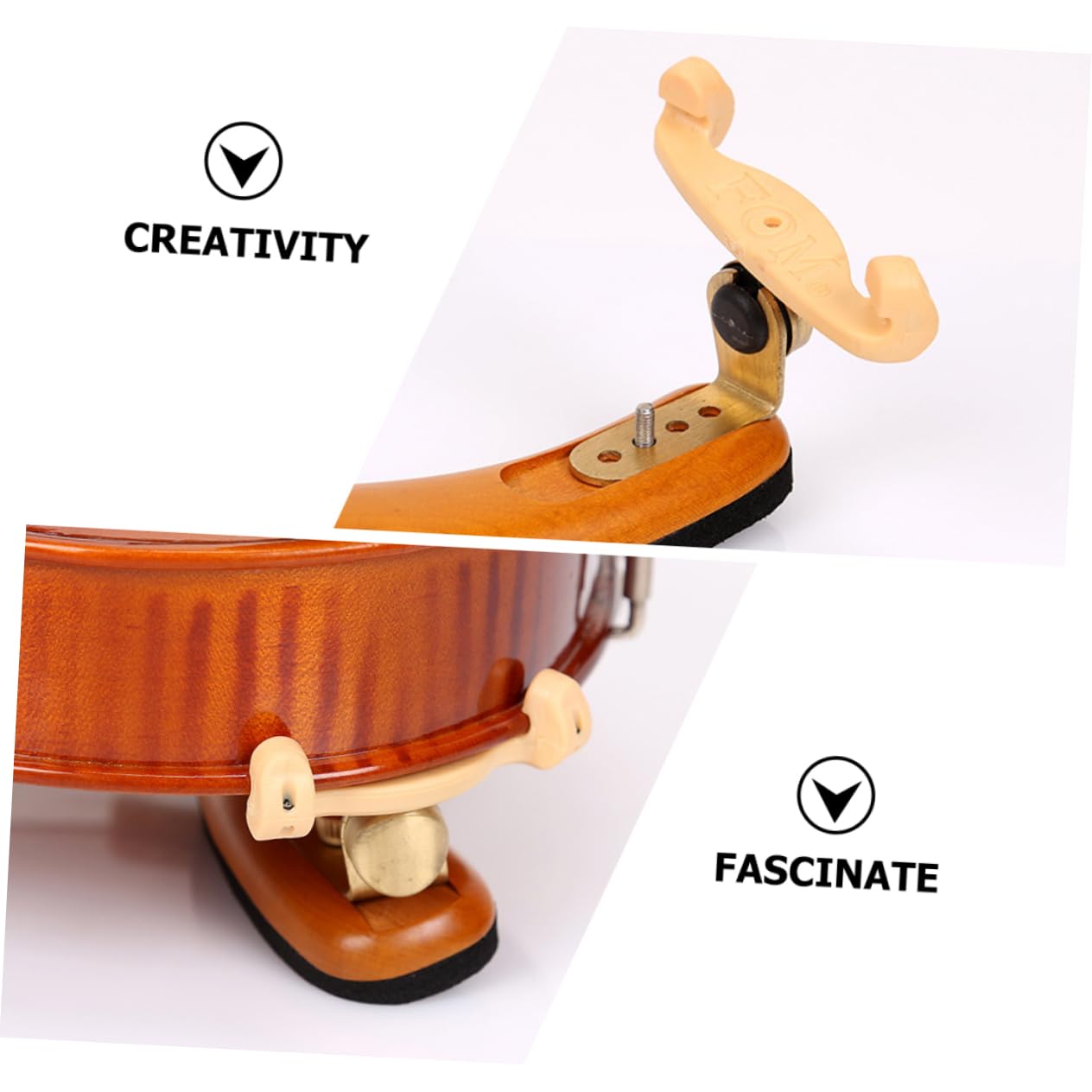 ibasenice 8pezzi Spalliera Per Violino Supporto Comodo e Stabile Per Suonare Da Antiscivolo Accessorio Pratico Per Musicisti
