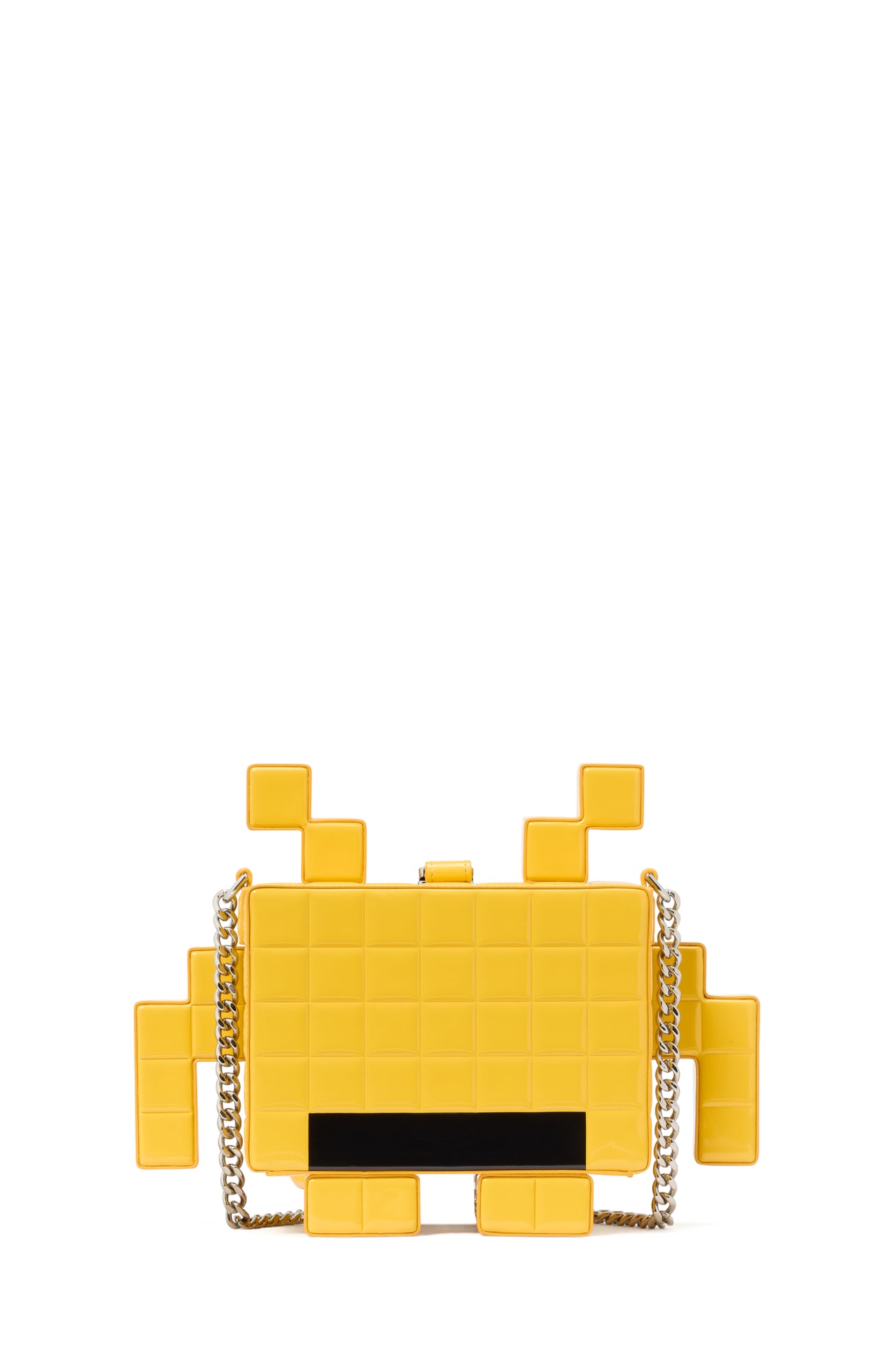kate spade new york Space Invaders X Patent Leather 3D Alien Crossbody Bag, Yellow Multi