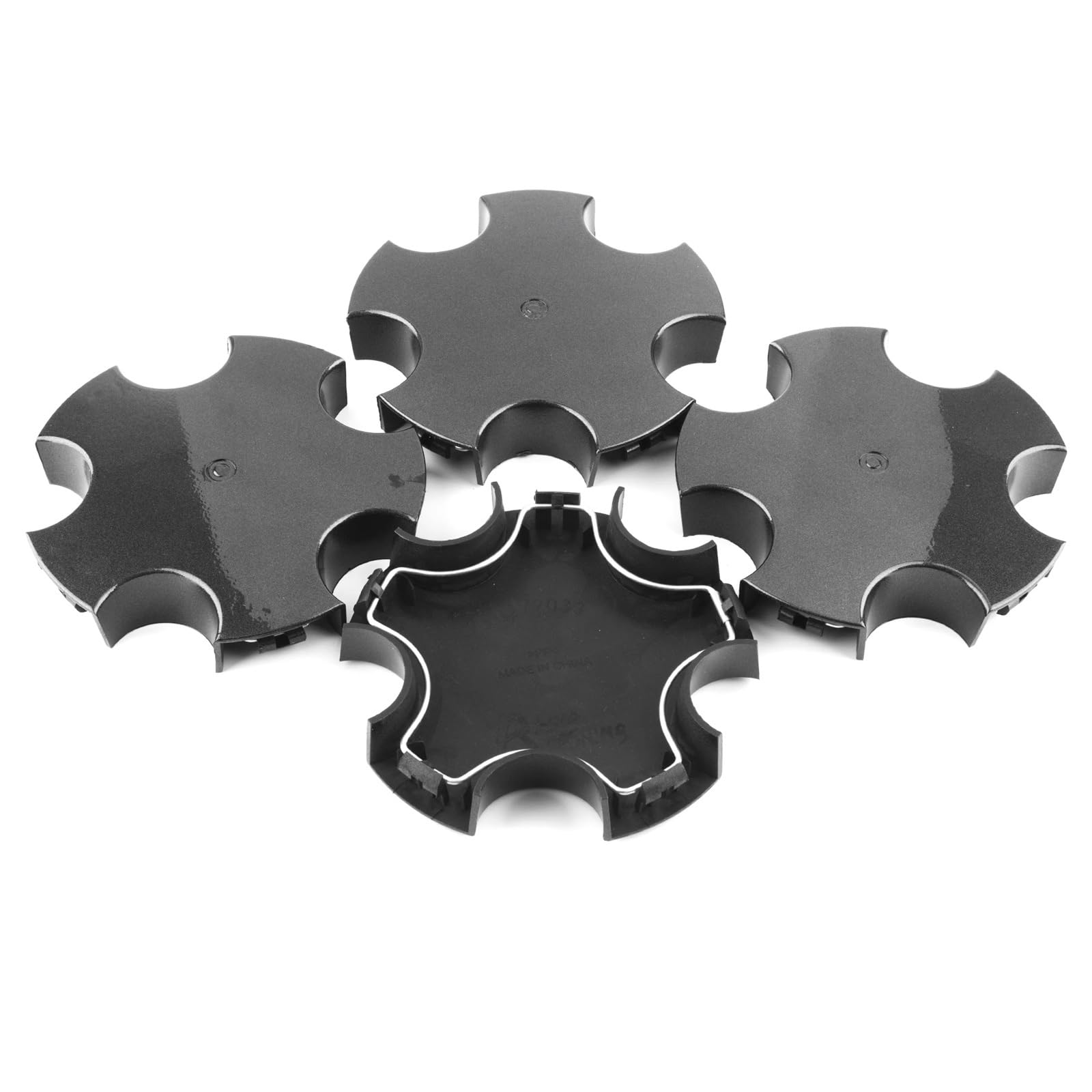 Lot de 4 Cache-moyeux Jantes Voiture 133 mm/5,24 Pouces, compatibles avec Grand Cherokee 2001-2004 Laredo Sport Utility #5FA51PAKAC(1Pc Silver)
