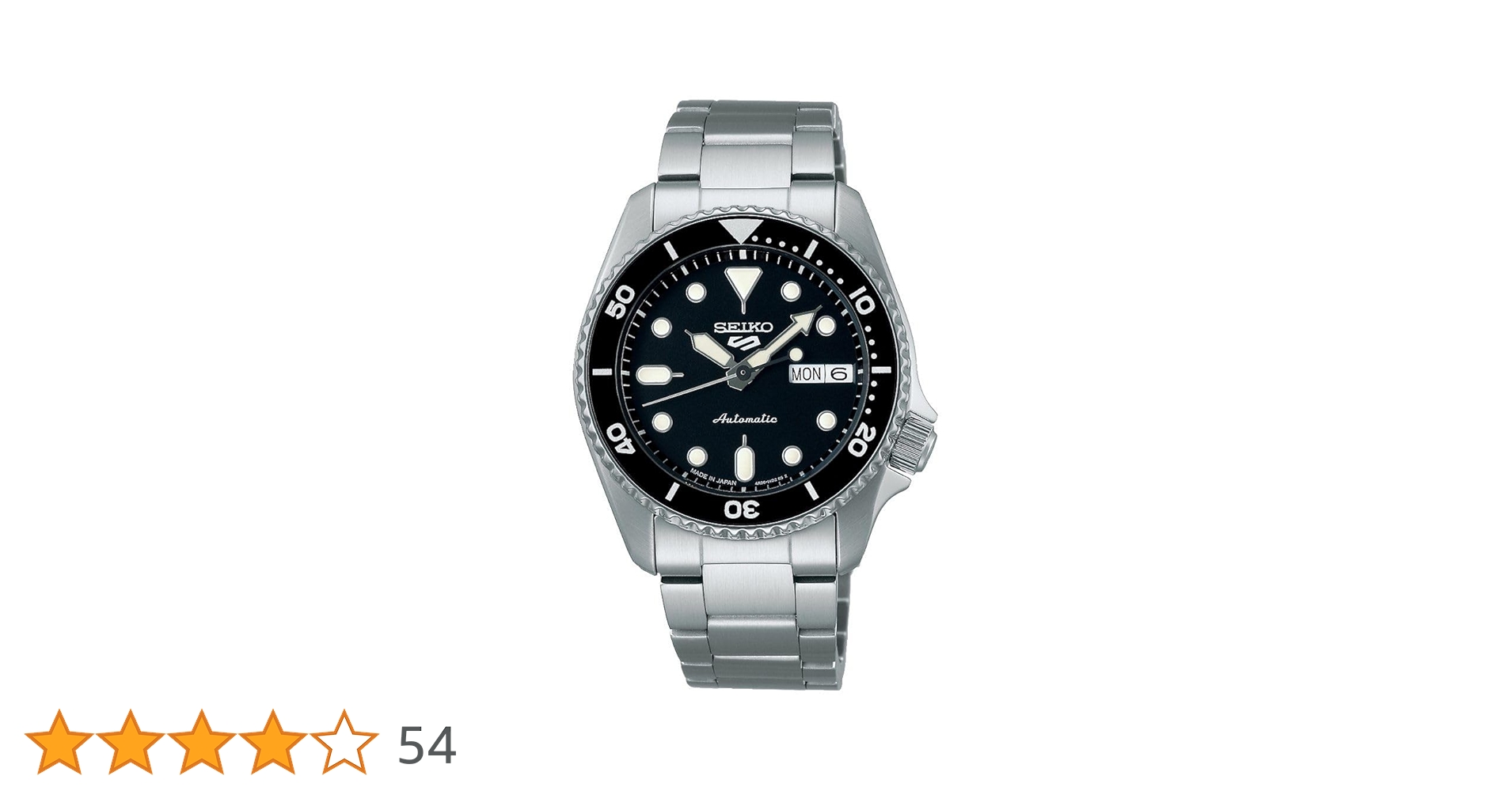 Amazon.co.jp: SEIKO 5 スポーツ 自動巻き ブラックダイヤル