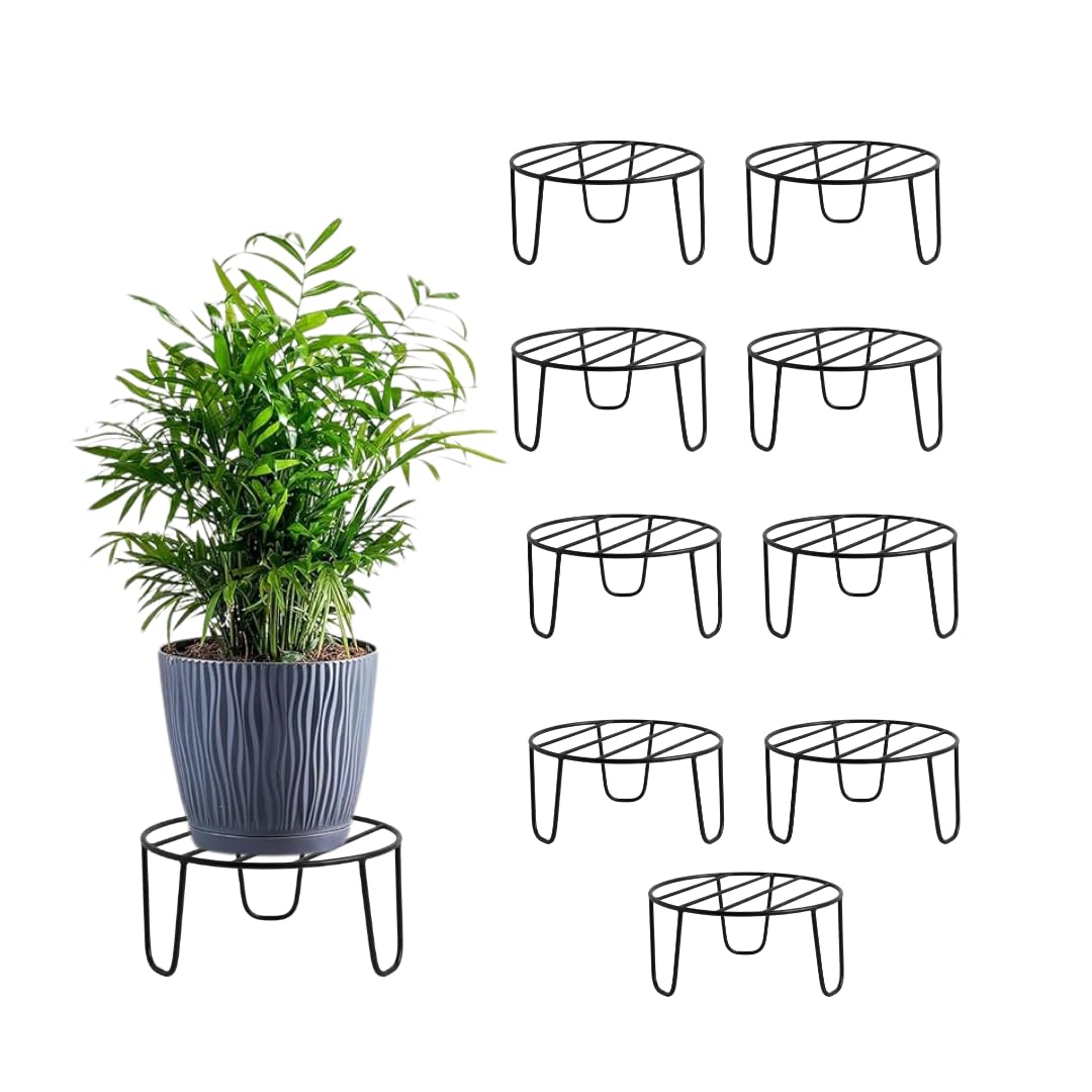 Black Metal Plant Stands - 5 Pack -10