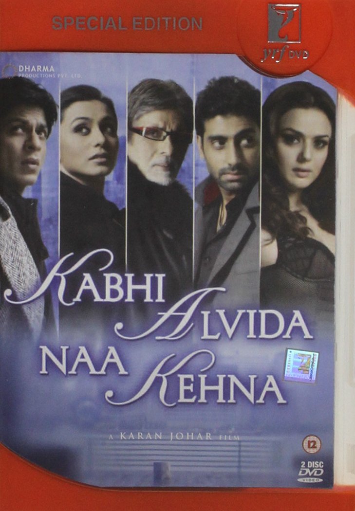 Kabhi Alvida Naa Kehna Hindi DVD ( All Regions English Subtitles ) [DVD]