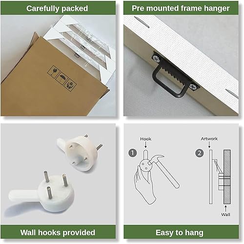 Miniatura 8 de poetart Arte de pared de flores de lirio, decoración de pared naranja para dormitorio, lienzo abstracto, cuadros impresos para decoración de sala de