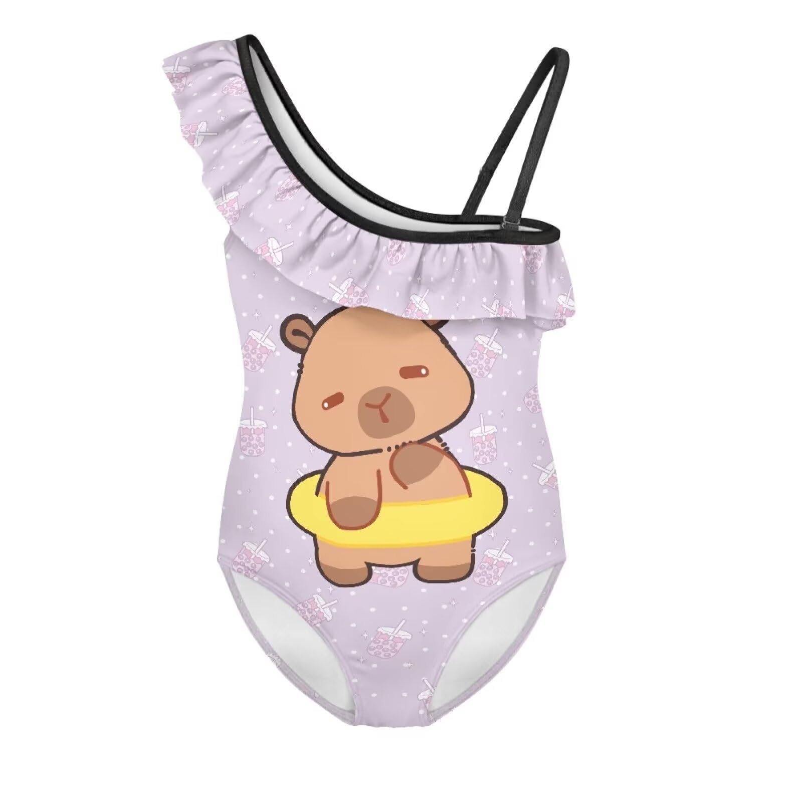 Yzaoxia Girls One Piece Swimsuits Bathing Suit for Kids Swimwear 3-14Y