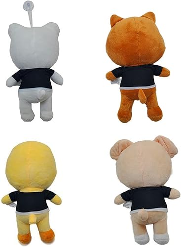 Miniatura 4 de 8 muñecas de felpa creativas suaves de dibujos animados regalo para decoración de fiesta de aficionados color 1