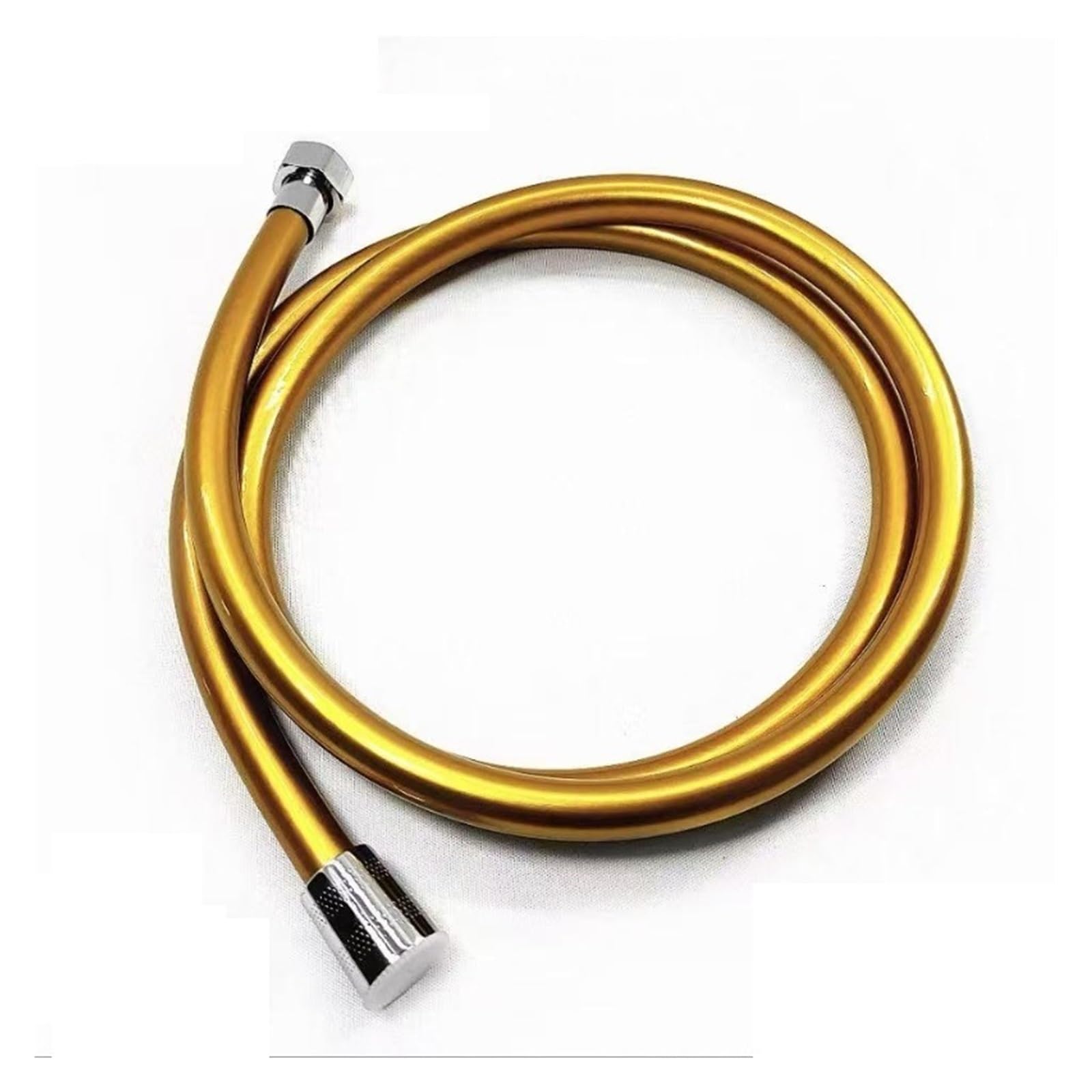 Kdberhfsa Pvcruanguan-Js Shower Hose 1.5M Pvc Golden Shower Hose Thickened Proof Explosion Anti Winding Water Tube Bathroom Faucet Hose Extension Pipe(Pvcruanguan-Js)