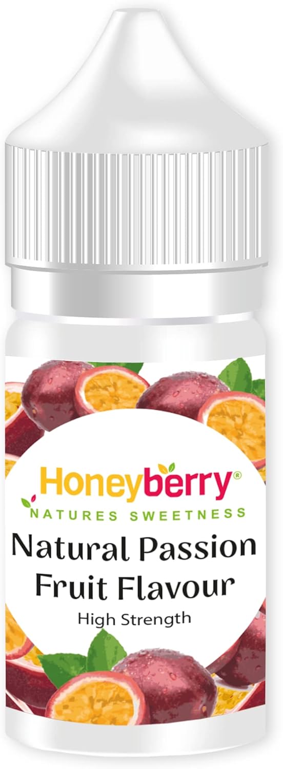 HONEYBERRY 30ml Natural Passion Fruit Food Flavouring Essence