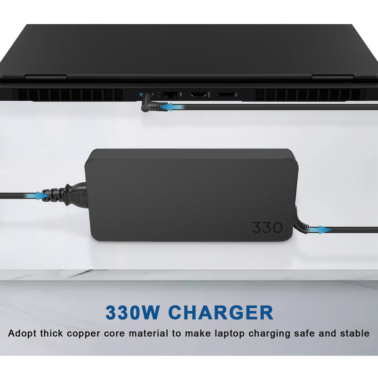 Amazon.com: JUYOON 330W Charger Compatible with Hp OMEN MAX 16-ah