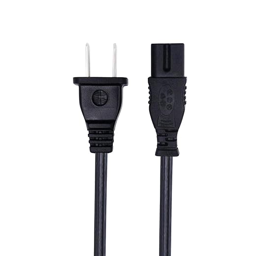 UL Listed 8ft Power Cord for Brother CS6000i PQ1500SL SQ9185 CE-8080PRW CE-1100PRW Sewing Machine Power Cord 2 Prong AC Extension Cable Replacement