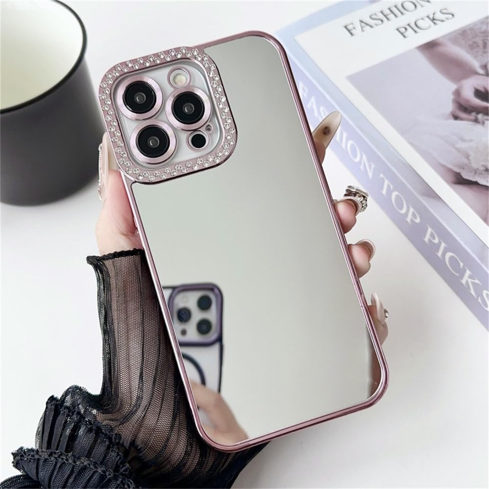 Coque arrière rigide iPhone 12 miroir maquillage anti rayures - 7