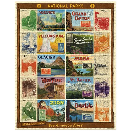 Cavallini Papers & Co. - Puzzle da 1.000 pezzi, Parchi nazionali 2