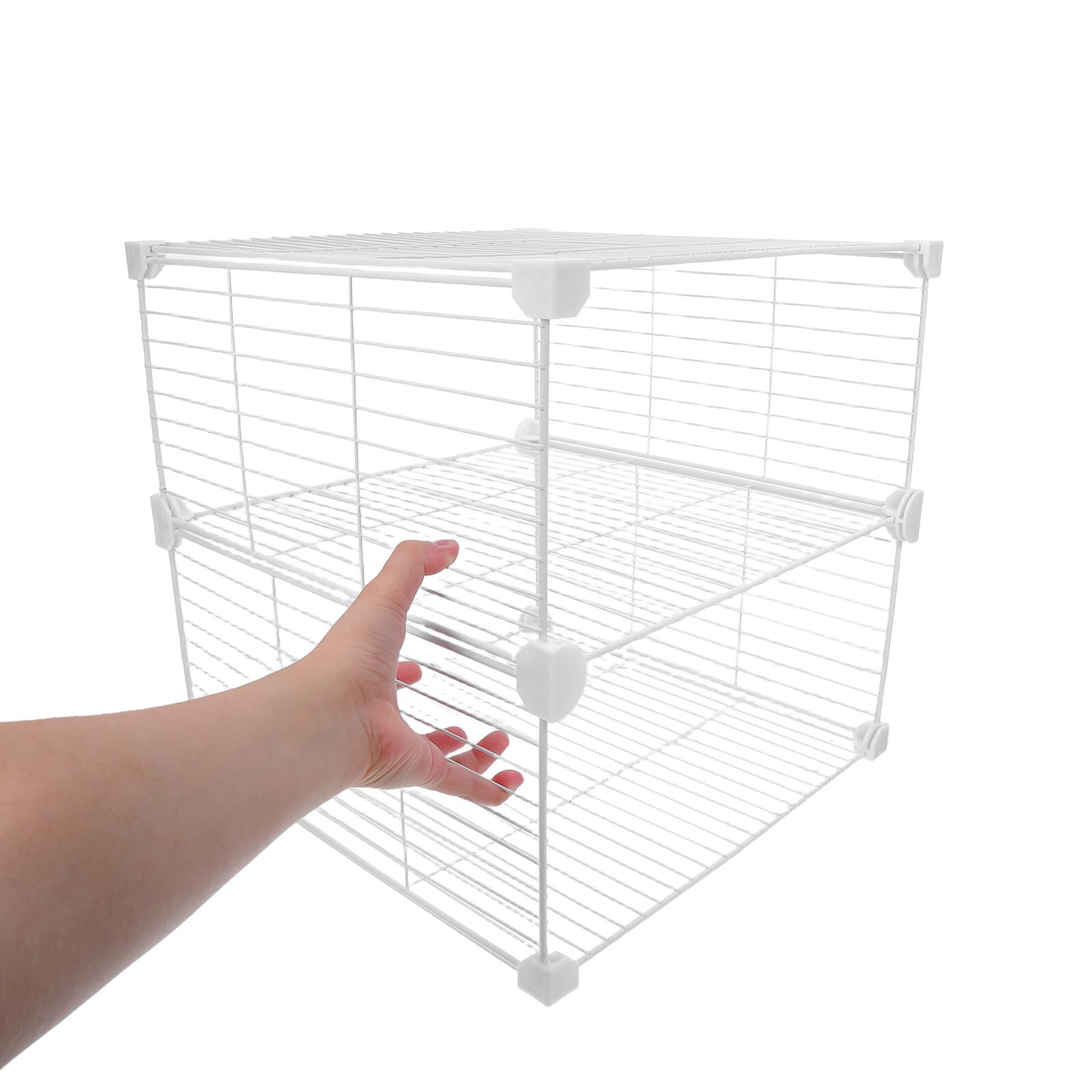 Organizador Metálico para Congelador con Divisores Ajustables Estante Separador para Nevera para Cocina Despensa y Arcón Congelador