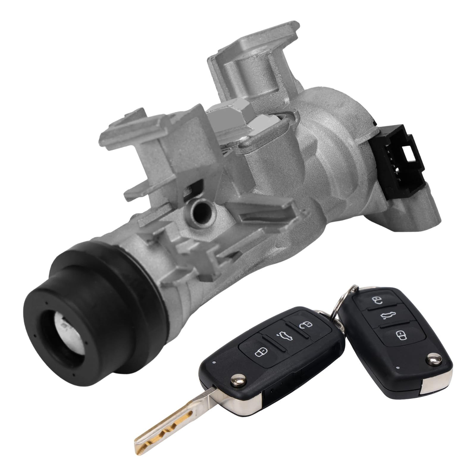 1K0905851B Neiman Interruptor encendido para Golf 5 6 A3 TT Seat Alte Leon | con 2 mandos a distancia Attuatore Serratura Cerradura Encendido1K0905865