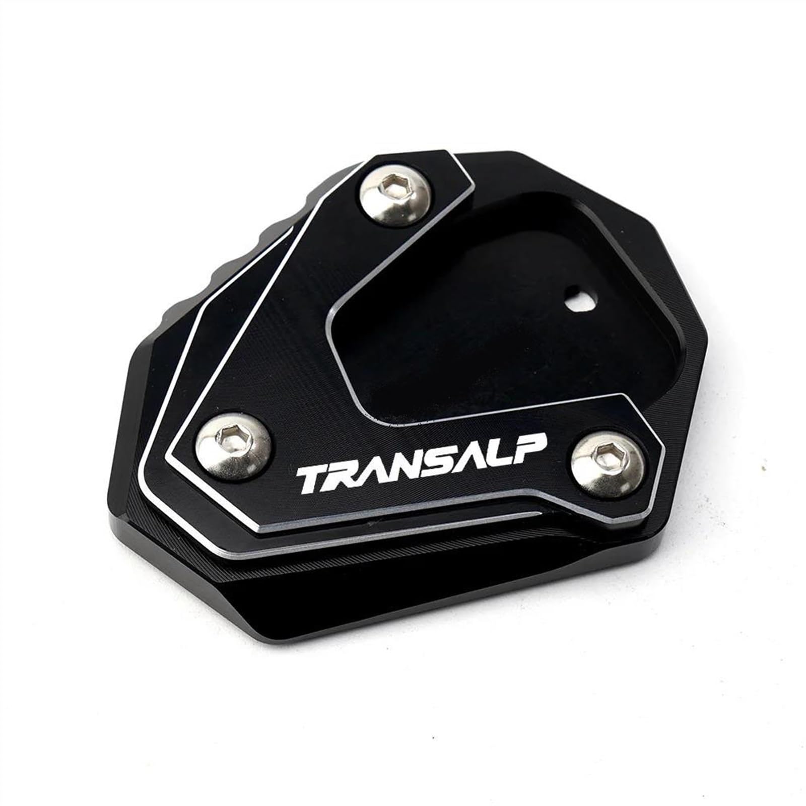 Extension de béquille latérale Transalp XL650 plaque support alu CNC
