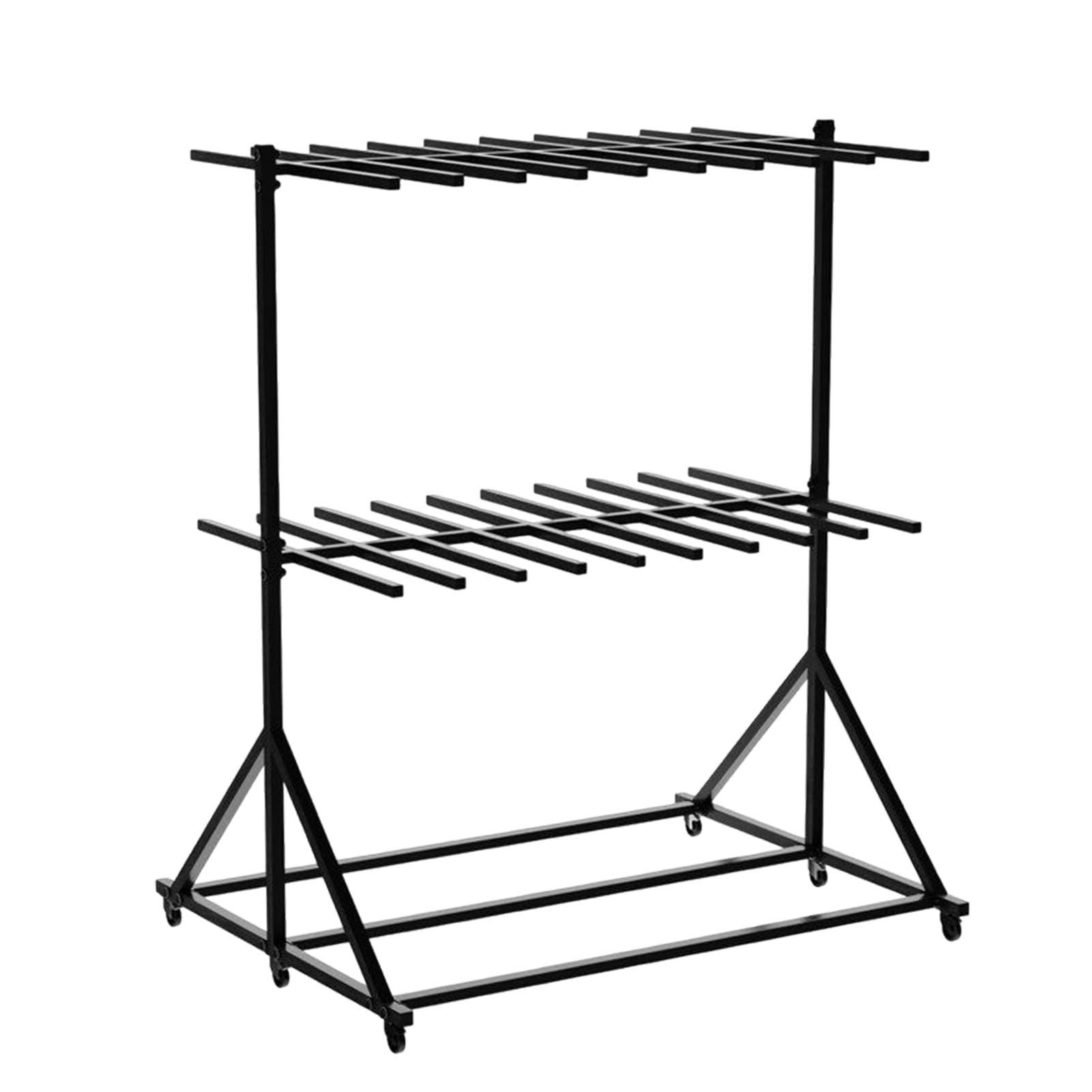 Heavy Duty Life Vest Rack, Pool Equipment Storage Holder with Swivel Wheels, Metal Drying Rack for Life Jackets, Swimsuits, Towels and Bath Towels, Holds Up to 10-40 Life Vests(4-Tier)