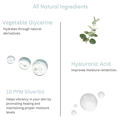 Miniatura 2 de Silver Biotics - Gel de suero facial coloidal antienvejecimiento de nano-plata, ideal para manchas, cicatrices y más, cuidado facial totalmente