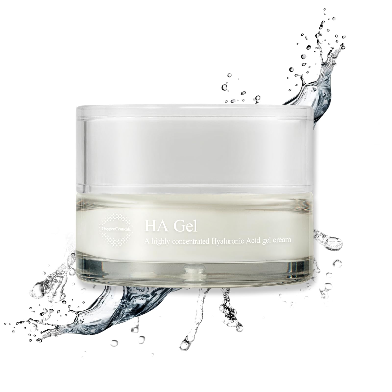 HA Gel – Professional Hyaluronic Acid Moisturizer for Deep Hydration, Wrinkle Care & Plump Skin, Anti-Aging Gel (50ml/1.69oz)