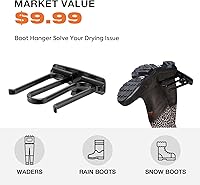 Vista 7 de Fishing Waders for Men, 2-Ply Nylon/PVC Waterproof Women Chest Wader with Boots, Bootfoot Hunting Waders