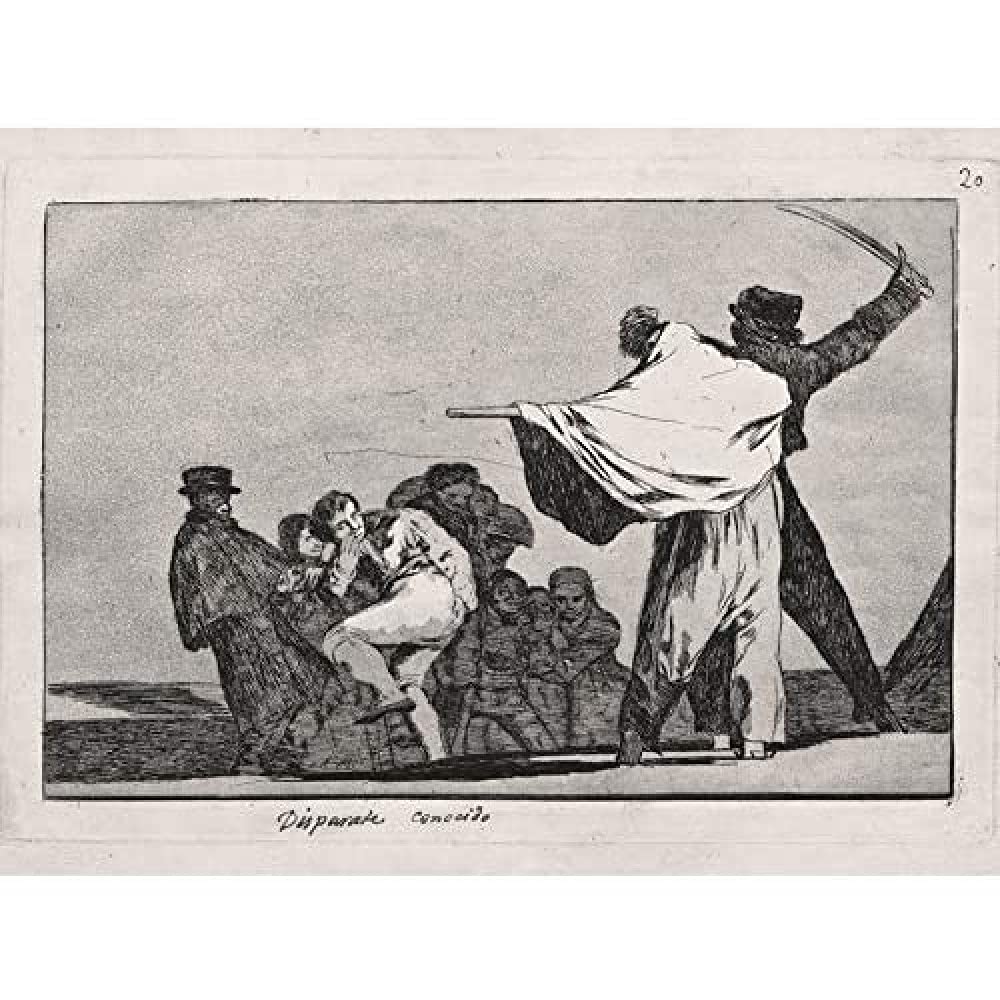 Goya Y Lucientes Francisco De Well Know Folly Art Print Canvas Premium Wall Decor Poster Mural
