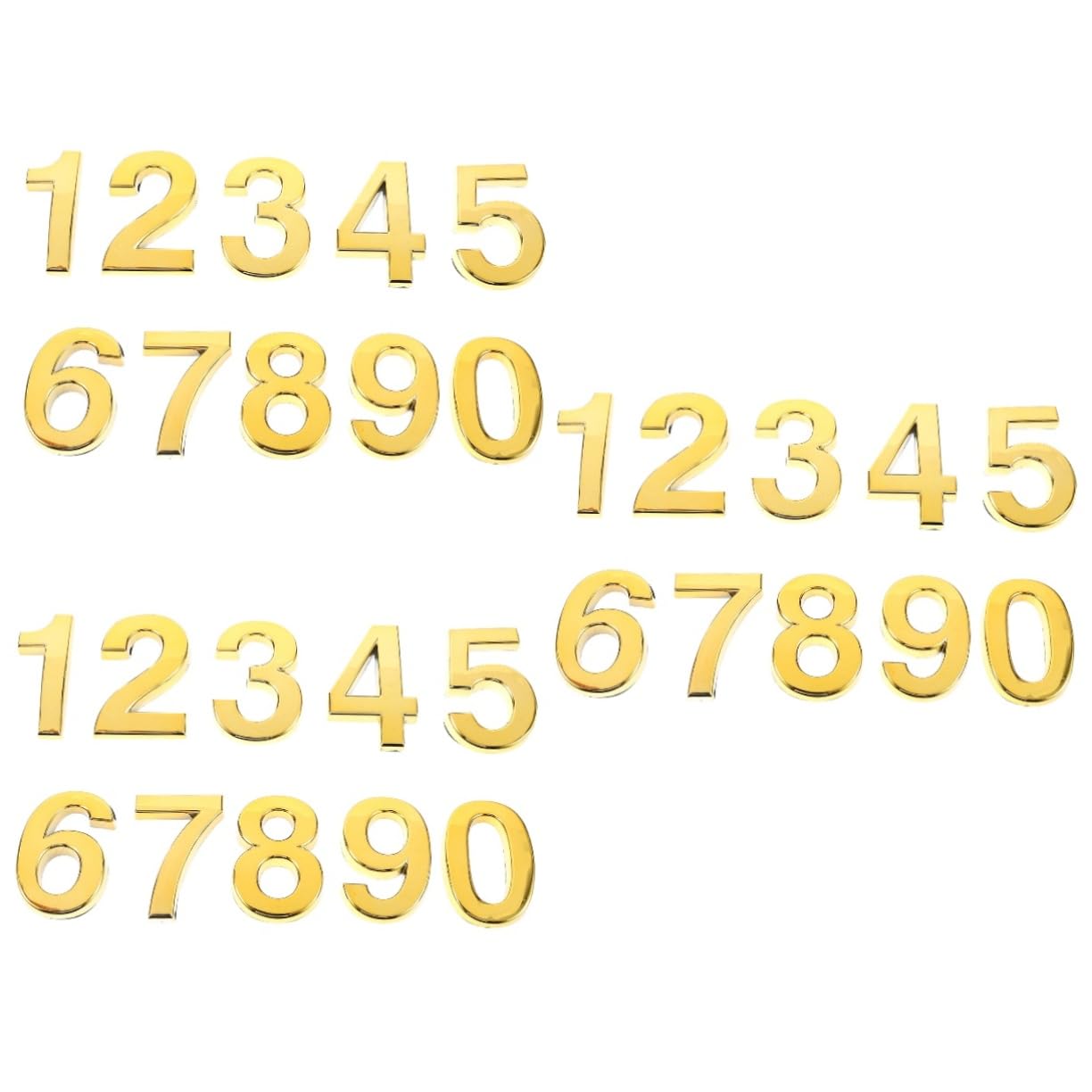 Numéros de maison flottants SHINEOFI plaques de porte lisibles et résistantes pour cour