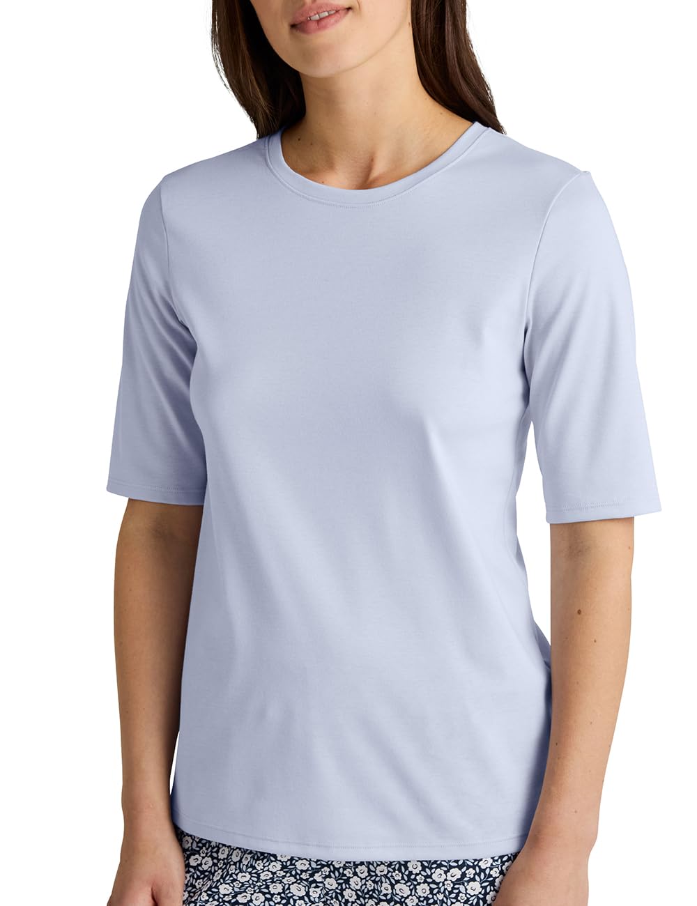CALIDA Women's Favourites T-Shirt, Harmony Blue, 14-16