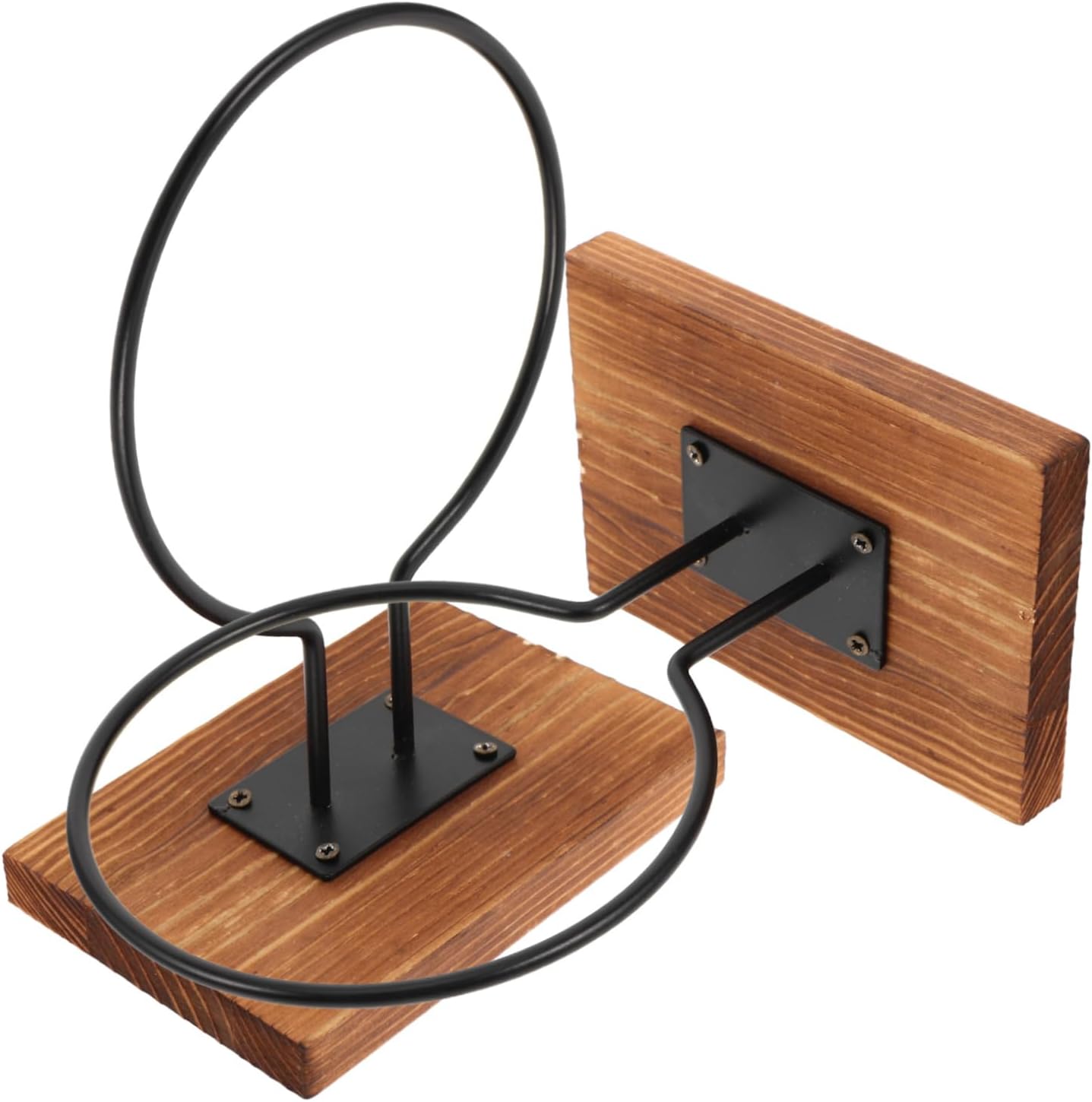 HANABASS 2Sets Wall Mounted Basketball Rack Ball Storage Holder for Indoor Use Space Efficient Design for Neat Organization Bedrooms Living Rooms and Offices